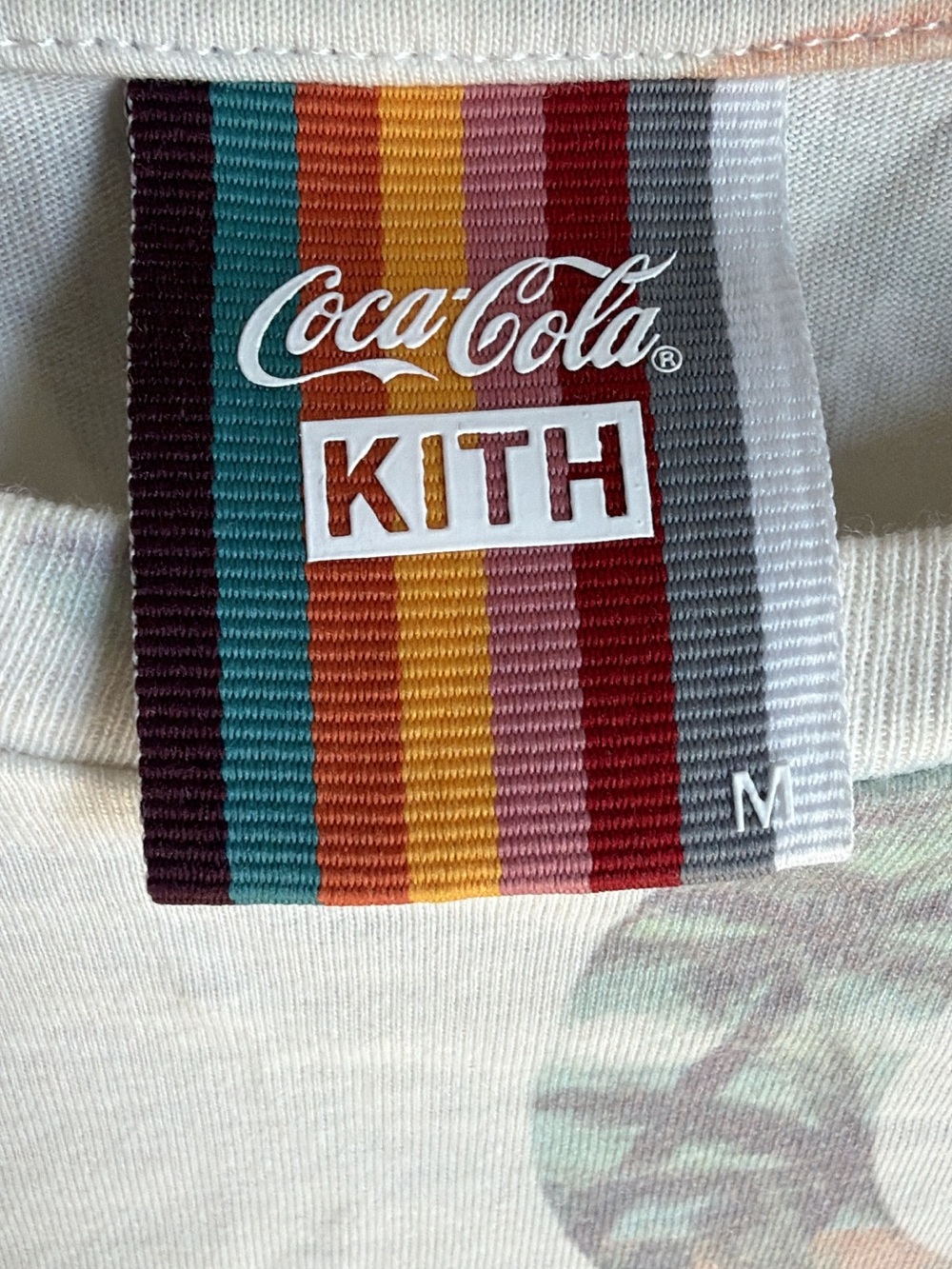 Kith x Coca-Cola All-Over Print Mott Tee - Size Medium - Picture 4 of 6